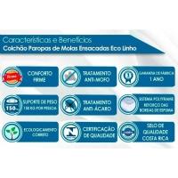 Colchão King Molas Ensacadas  MasterPocket Eco Linho Euro Pillow (193x203x32) - Paropas - 7