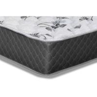 Cama Box Solteiro: Colchão Ortopédico Herval D28/EP Anatômico Ortopedic Black+ Base CRC Suede Black(88x188)