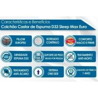 Colchão Queen Espuma D33 Sleep Max Pillow (158x198x25) - Castor - 2