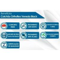 Conjunto Box Baú Solteiro: Colchão Molas Orthoflex Bonnel Venezia + Base Crc Suede Gray(88x188) - 7