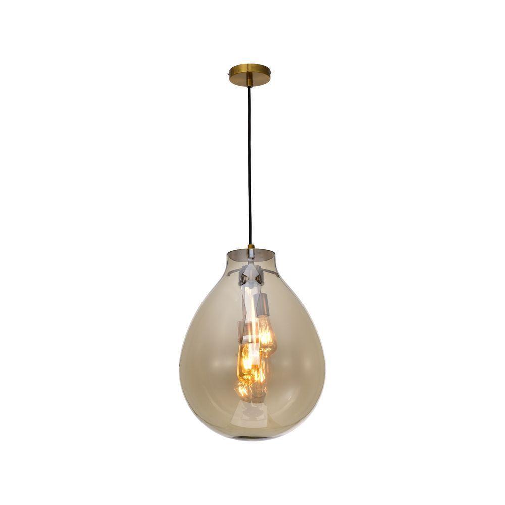 Pendente Tommy ø40xh52cm Bronze - Conhaque - 1