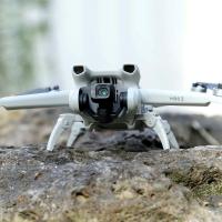 Trem De Pouso Extensor Dobrável Para Drone Dji Mini 3 Cor Cinza - 2