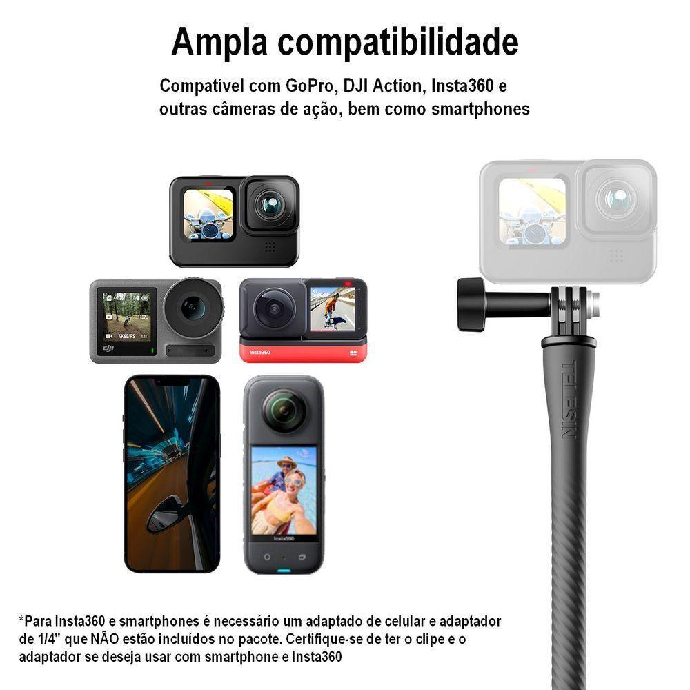 Suporte Flexível Ajustável 360° Para Câmeras Gopro E Similares - 4