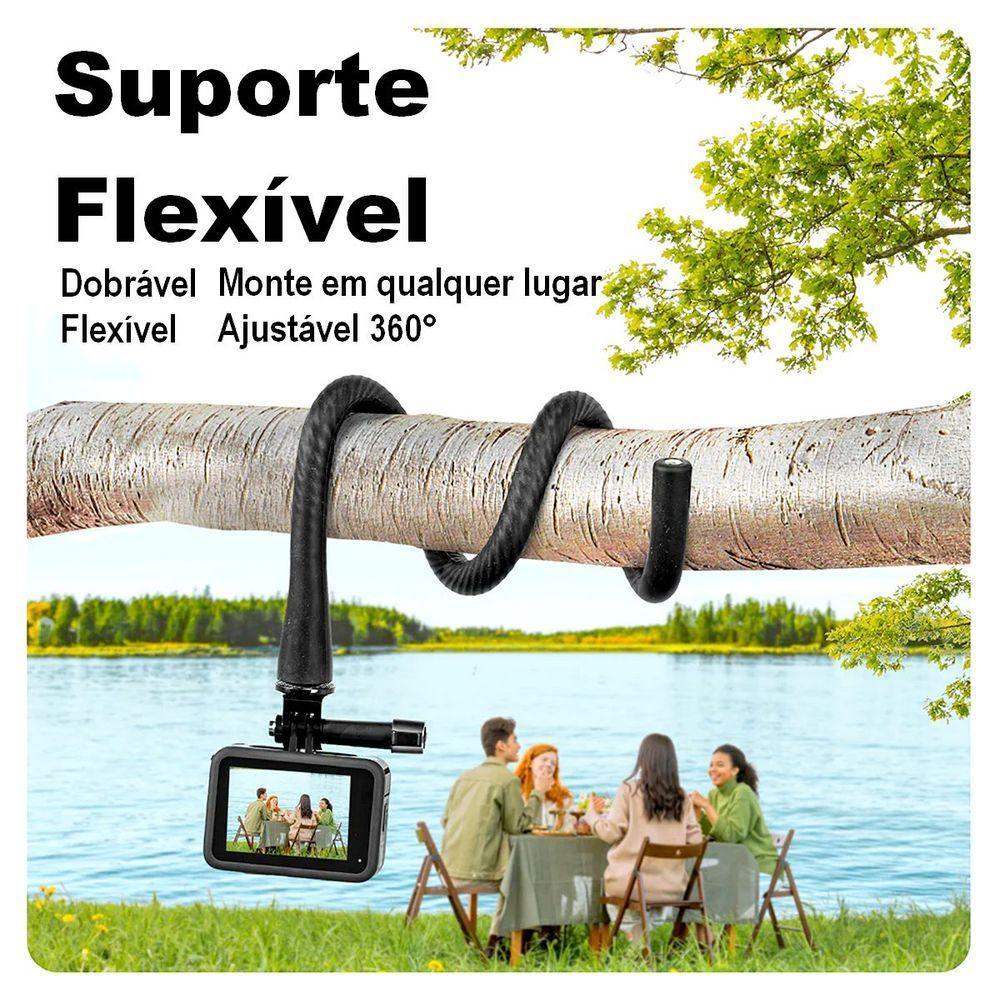 Suporte Flexível Ajustável 360° Para Câmeras Gopro E Similares - 5