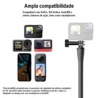 Suporte Flexível Ajustável 360° Para Câmeras Gopro E Similares