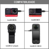 Microfone Lapela Usb-c Para Câmeras Insta360 X3-one X2-one R E Rs - 5