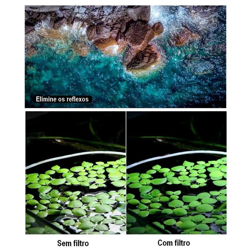 Filtro Cpl June Star Para Câmeras Gopro 12-11-10 E 9 Black - 2