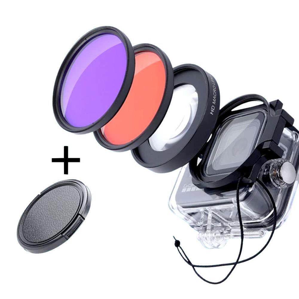 Kit Filtros Mergulho + Macro 16x De Caixa Estanque Gopro 8-9-10-11 - 3