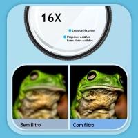 Kit Filtros Mergulho + Macro 16x De Caixa Estanque Gopro 8-9-10-11 - 5