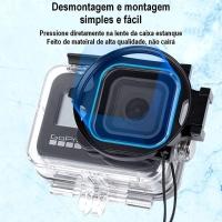 Kit Filtros Mergulho + Macro 16x De Caixa Estanque Gopro 8-9-10-11 - 6
