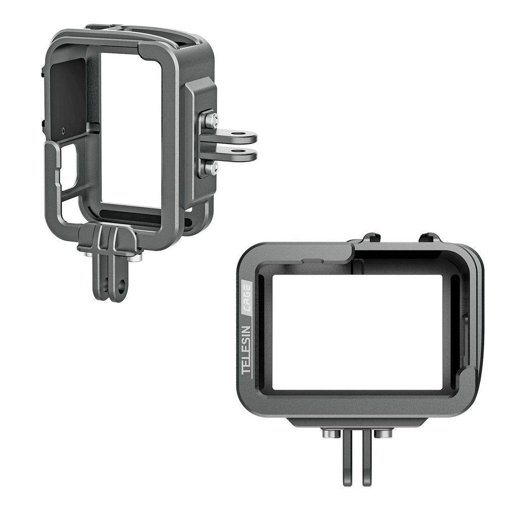 Frame Alumínio Horizontal E Vertical Gopro 12-11-10-9 - Telesin - 1