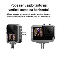 Frame Alumínio Horizontal E Vertical Gopro 12-11-10-9 - Telesin - 7