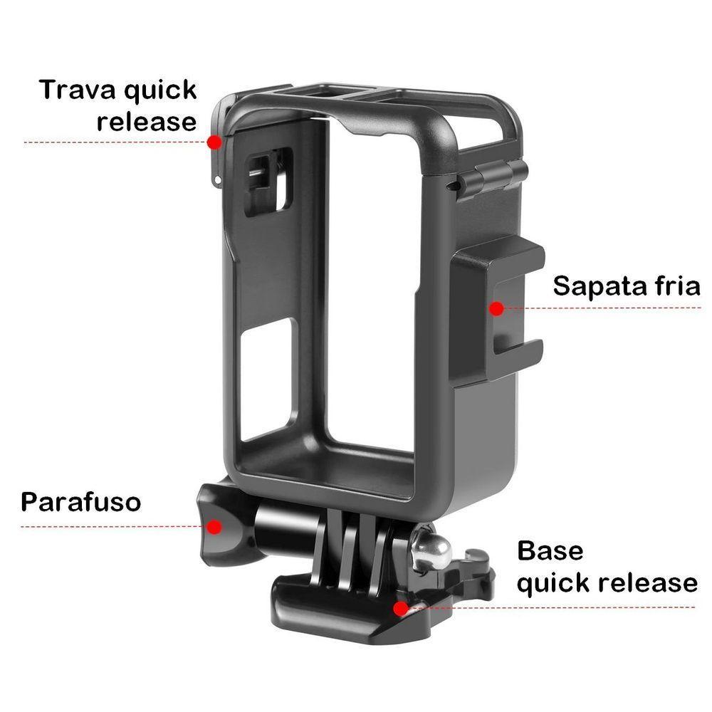Frame-moldura Vertical Para Câmera Dji Osmo Action 3 - 2