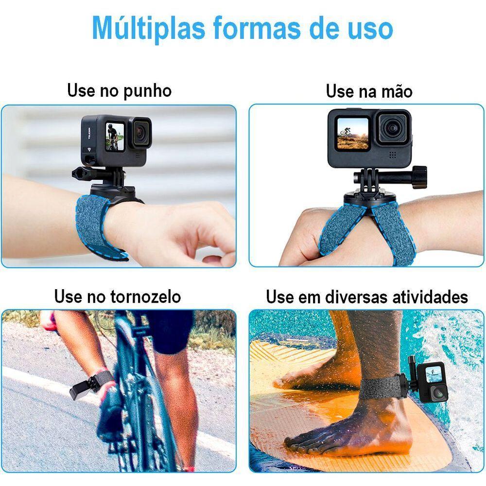 Suporte De Punho-mão-tornozelo Para Gopro E Similares - Telesin - 4