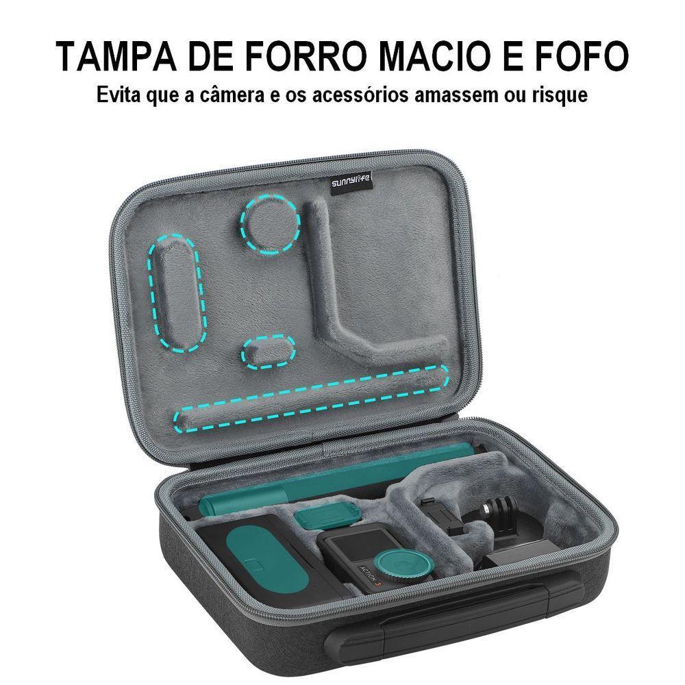 Bolsa Case De Transporte Para Dji Osmo Action 3 E Acessórios - 6