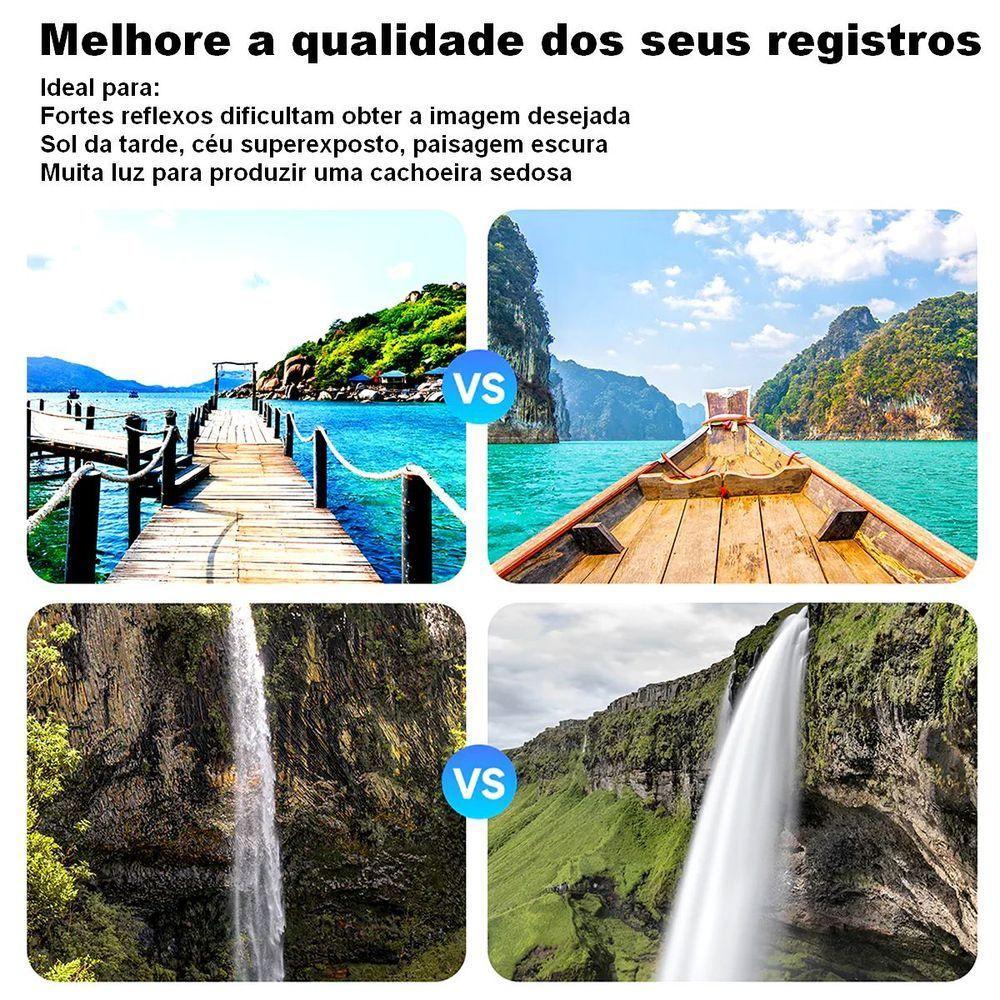 Kit Filtros Cpl E Nd8-16-32 Para Dji Osmo Action 3 - Telesin - 2