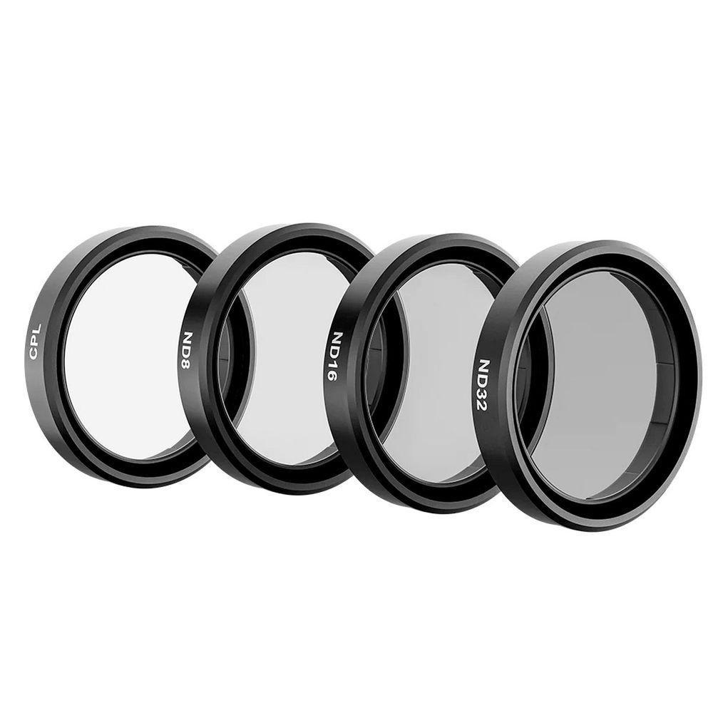 Kit Filtros Cpl E Nd8-16-32 Para Dji Osmo Action 3 - Telesin - 6