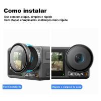 Kit Filtros Cpl E Nd8-16-32 Para Dji Osmo Action 3 - Telesin