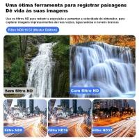 Kit Filtros Cpl E Nd8-16-32 Para Dji Osmo Action 3 - Telesin - 5