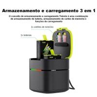Carregador Duplo Quick Charge Gopro 12-11-10-9 - Telesin