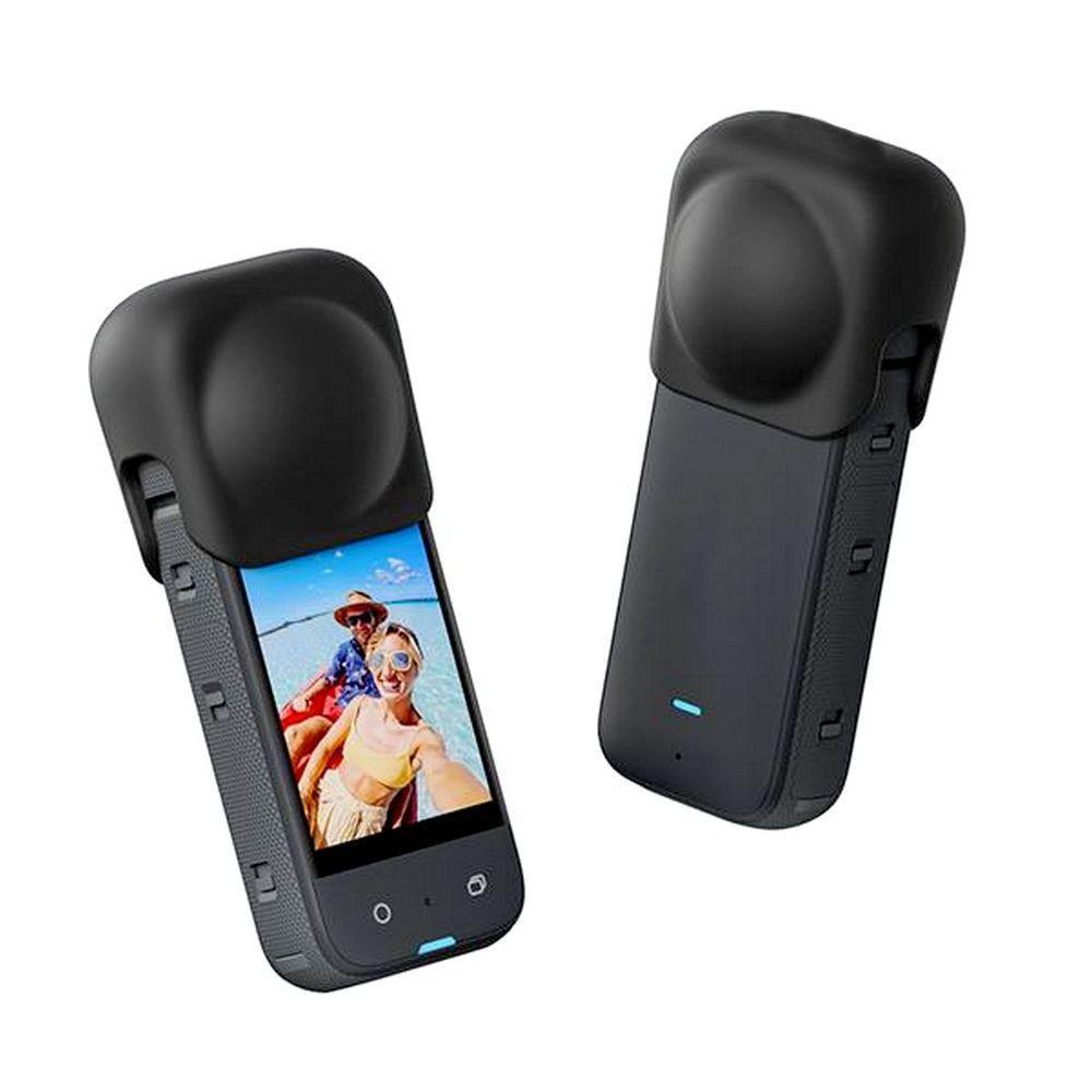 Protetor Capa De Silicone Para Lentes Da Câmera Insta360 X3 - 5