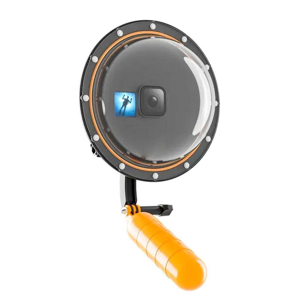 Dome Telesin Com Caixa Estanque Gp-dmp-t09-sa De Gopro 9-10-11-12 - 1