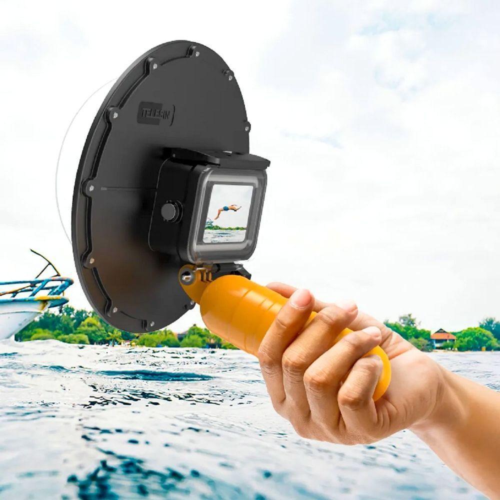 Dome Telesin Com Caixa Estanque Gp-dmp-t09-sa De Gopro 9-10-11-12 - 7