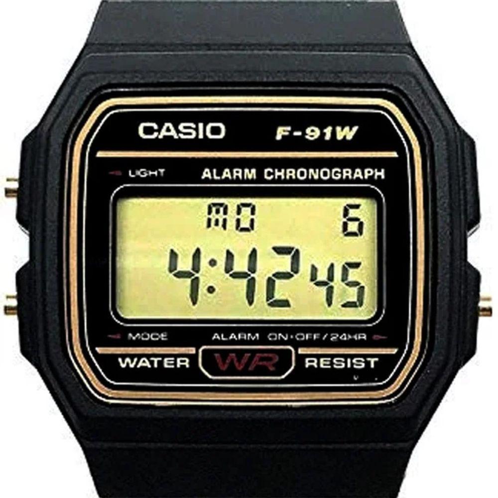 Relógio Casio Unissex Digital F-91wg-9qdf - 2