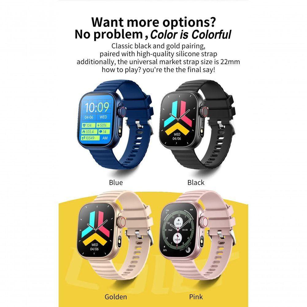 Relógio Inteligente Para Homens E Mulheres, Lanterna Led, Mais De 100 M Rosa - 3