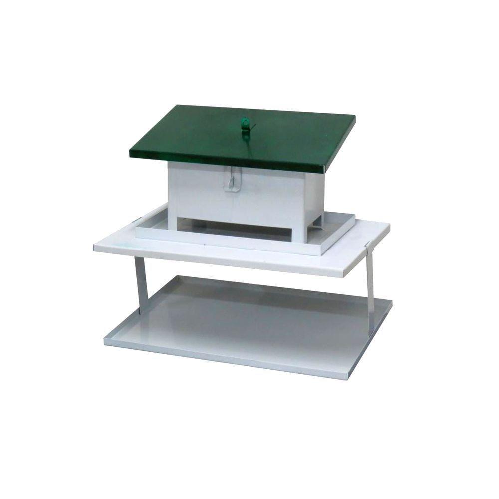 Comedouro Tratador Pendurado Para Pássaros N04 38x30x26cm - 1