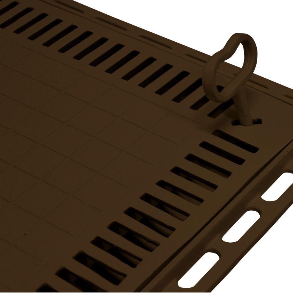 Tampa Casa De Máquina Piscina Lisa Art Grelha 110x110cm M - 5