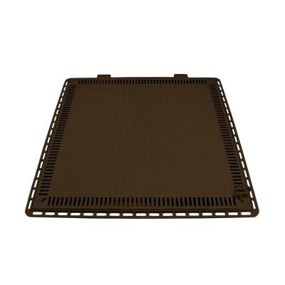 Tampa Casa De Máquina Piscina Lisa Art Grelha 110x110cm M