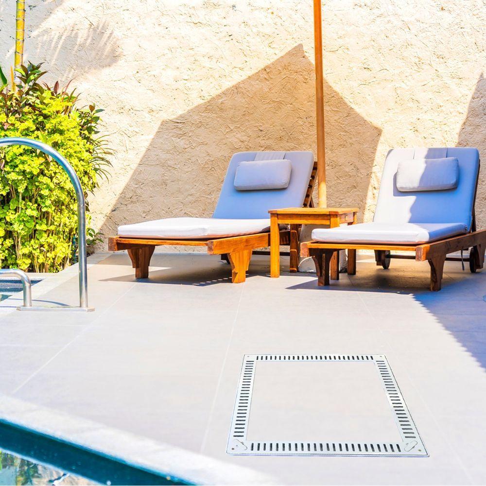 Tampa Casa Máquina Piscina Rebaixada Simples Grelha 80x80 B1 - 2