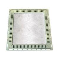 Tampa Casa Máquina Piscina Rebaixada Simples Grelha 80x80 B1 - 1