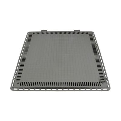 Tampa Casa De Máquina Piscina Lisa Art Grelha 110x110cm C