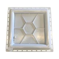 Tampa Casa Máquina Piscina Rebaixada Simples Grelha 80x80 B2