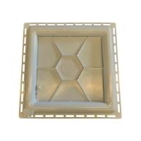 Tampa Casa De Máquina Piscina Lisa Simples Grelha 80x80cm B1