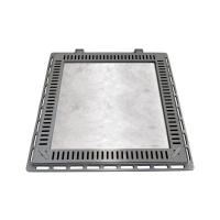 Tampa Casa Máquina Piscina Rebaixada Art Grelha 80x80cm C - 1