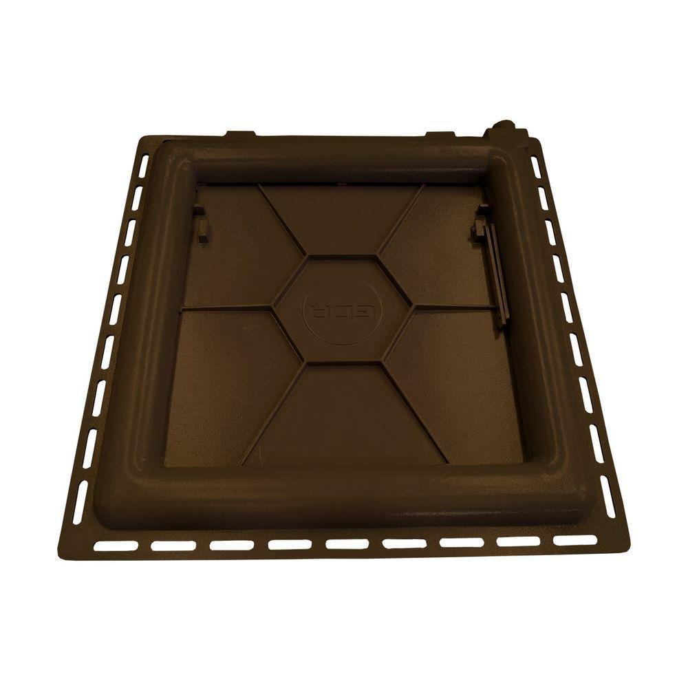 Tampa Casa Máquina Piscina Lisa Articulada Grelha 80x80cm M - 5