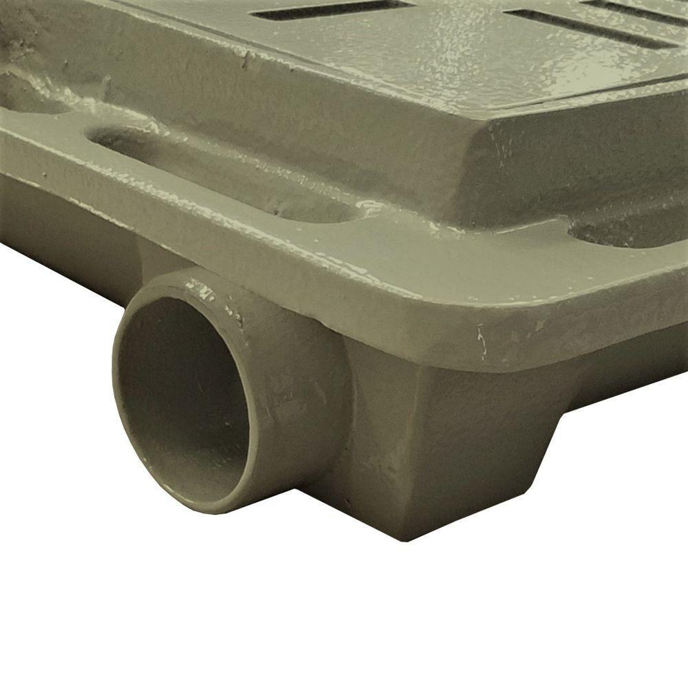 Tampa Casa Máquina Piscina Rebaixada Art Grelha 80x80cm B1 - 4