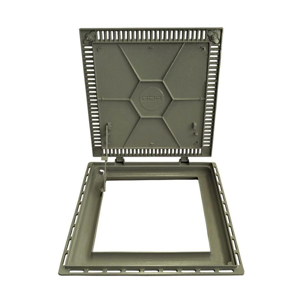 Tampa Casa Máquina Piscina Rebaixada Art Grelha 80x80cm B1 - 6