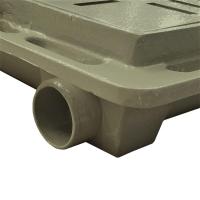 Tampa Casa Máquina Piscina Rebaixada Art Grelha 80x80cm B1