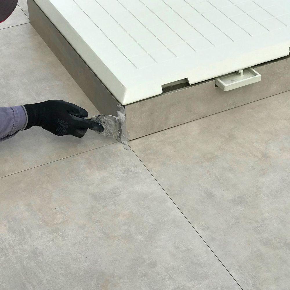 Tampa Casa De Máquina Articulada Porta Cadeado 70x70cm M - 2