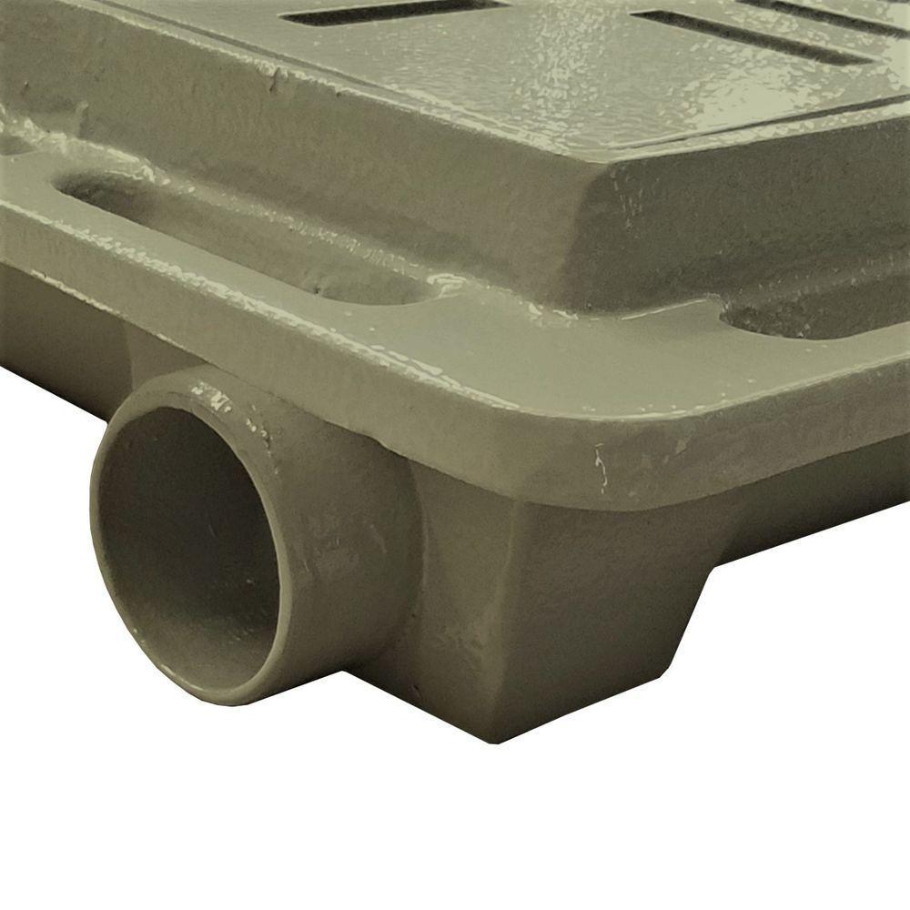 Tampa Casa Máquina Piscina Lisa Articulada Grelha 80x80cm B1 - 4