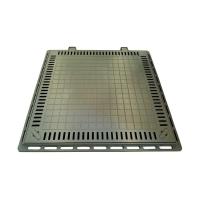 Tampa Casa Máquina Piscina Lisa Articulada Grelha 80x80cm B1 - 1