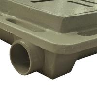 Tampa Casa Máquina Piscina Lisa Articulada Grelha 80x80cm B1