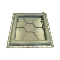 Tampa Casa Máquina Piscina Lisa Articulada Grelha 80x80cm B1 - 5