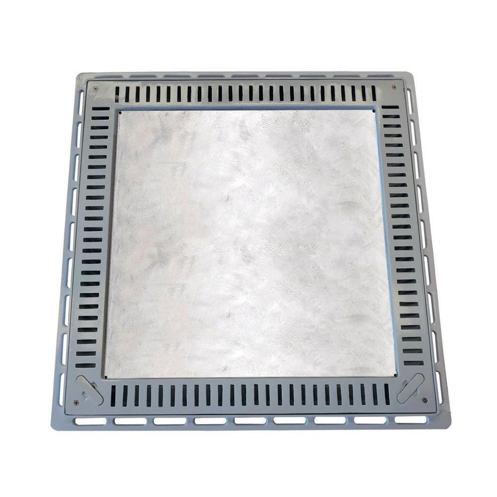 Tampa Casa Máquina Piscina Rebaixada Simples Grelha 80x80 C - 1