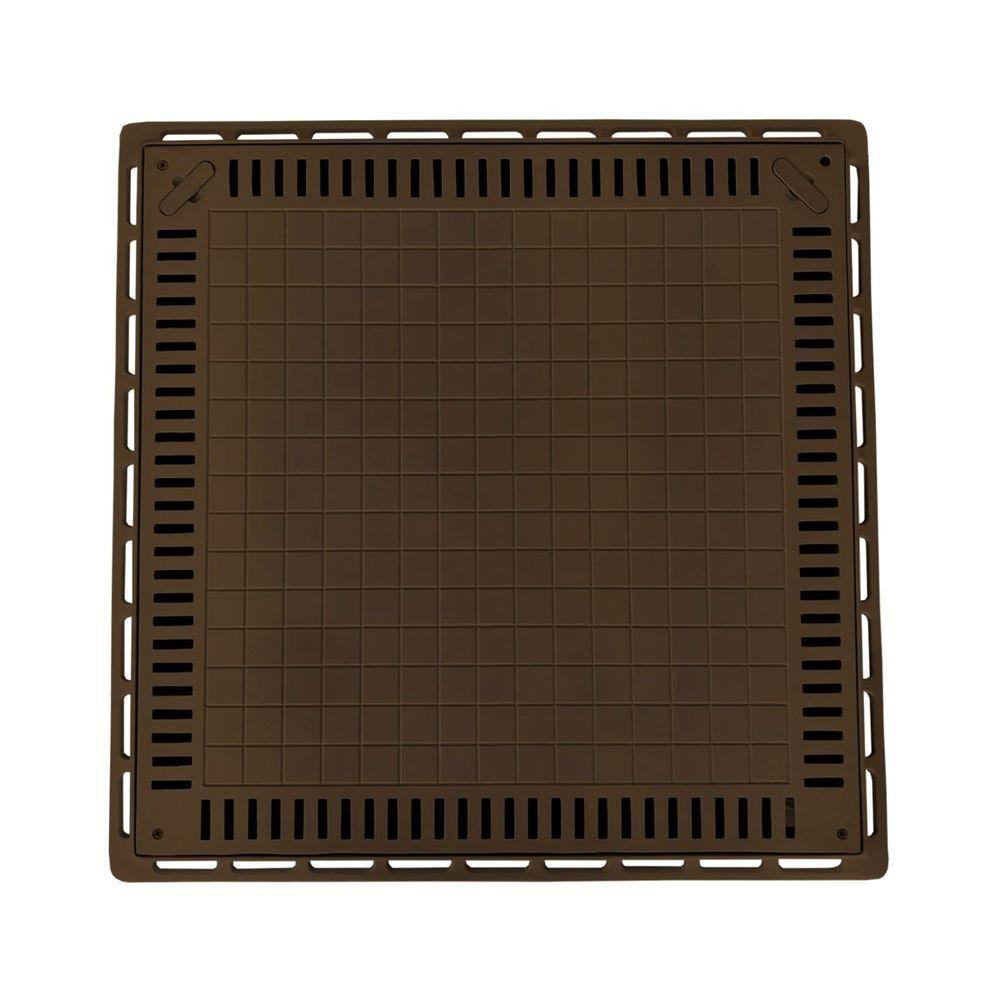 Tampa Casa De Máquina Piscina Lisa Simples Grelha 80x80cm M - 1