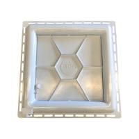 Tampa Casa De Máquina Piscina Lisa Simples Grelha 80x80cm B2